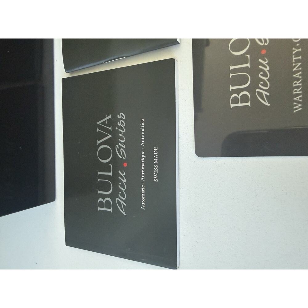 Bulova Accu Swiss Empty Box 5.7*4.3*3.6 Inch View 4